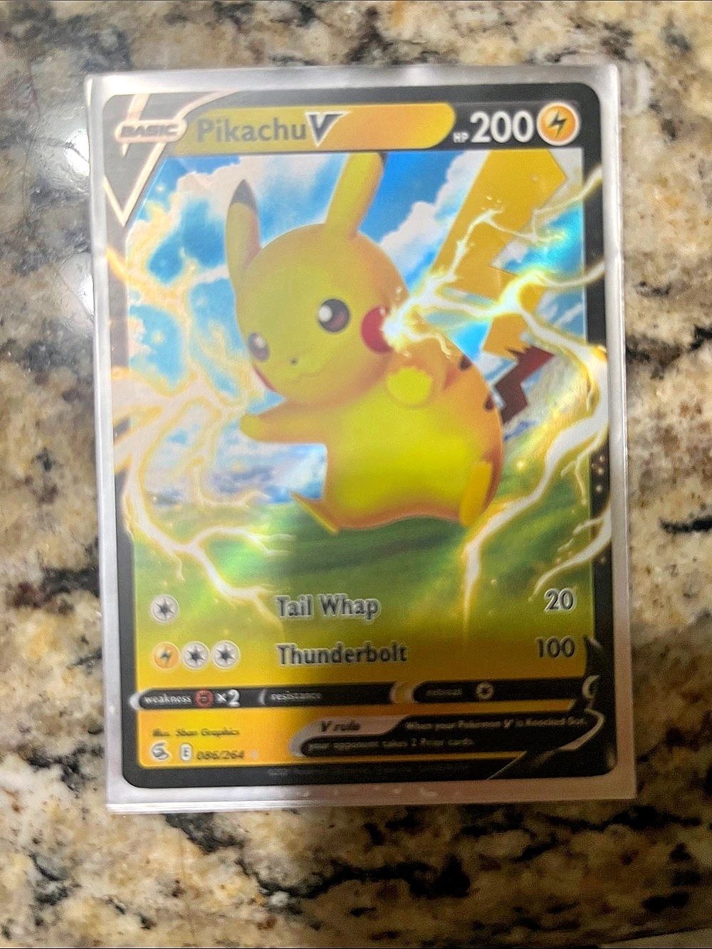 Pokémon Pikachu V Trading Card